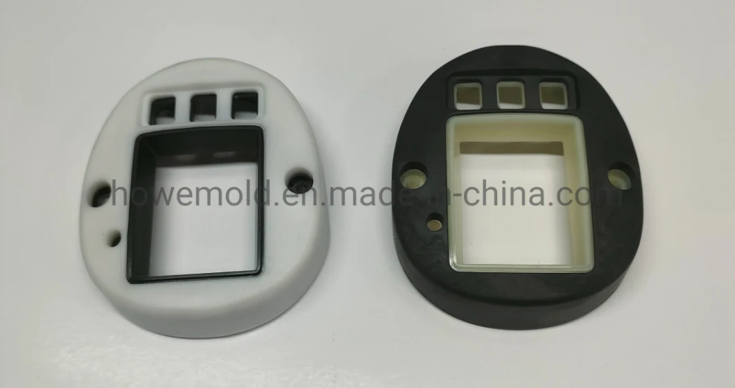 Nylon+TPU Different Color Injection Plastic Top Cover Molding