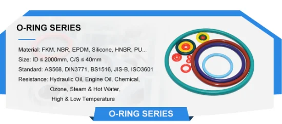 Swks Rubber O Ring Seals FKM NBR HNBR EPDM Silicone O-Ring Sealing